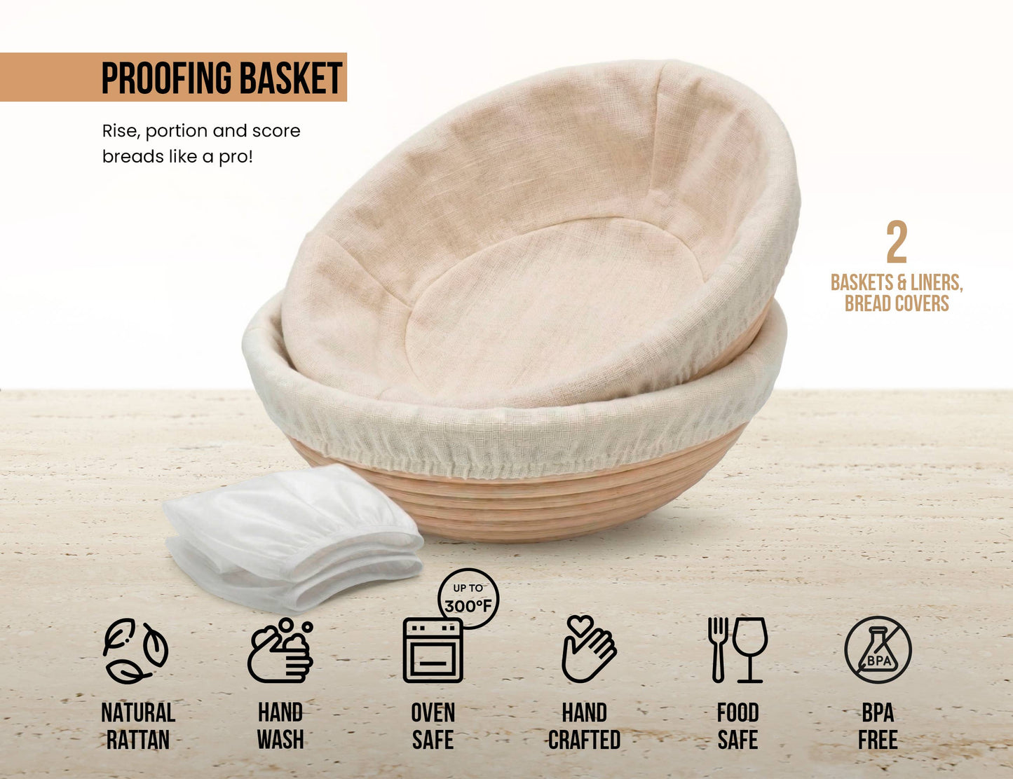 Proofing Basket Set