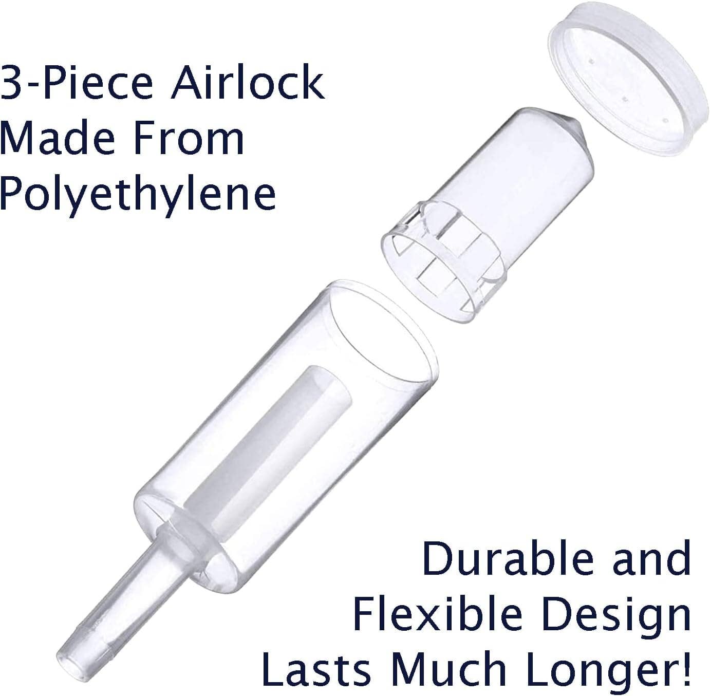 Fermentation Kit Lid for Wide Mouth Mason Jars (Jars Not Included) Blue Fermenting Kit 1 Pack