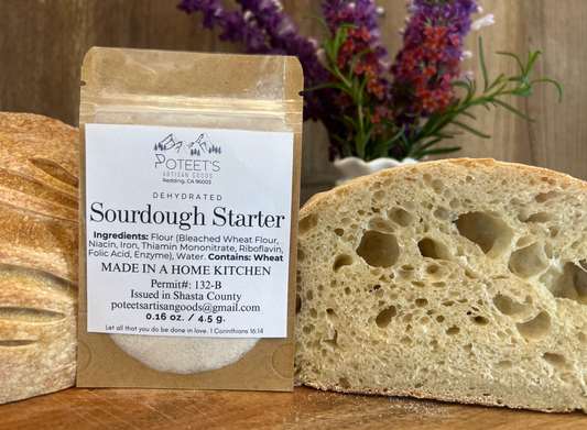 Artisan Dehydrated Sourdough Starter