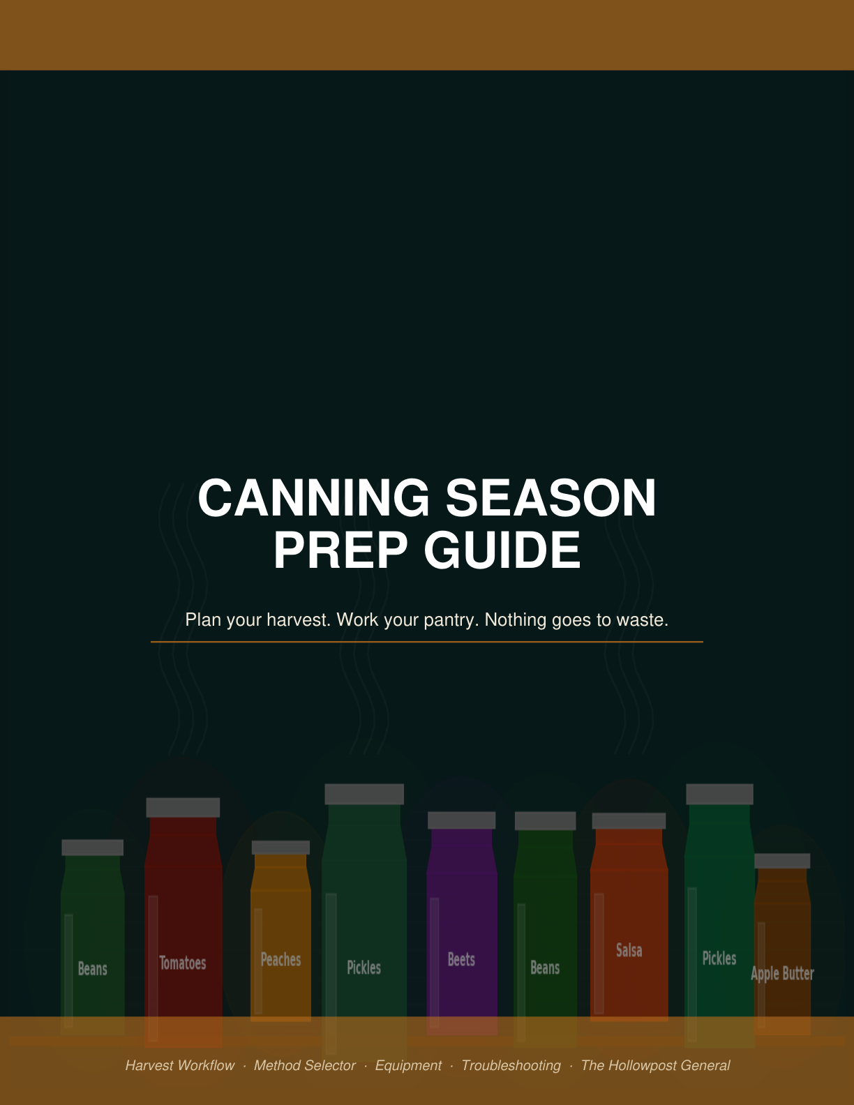 Canning Season Prep Guide — Printable PDF