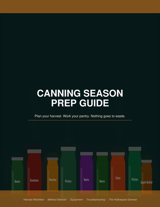 Canning Season Prep Guide — Printable PDF