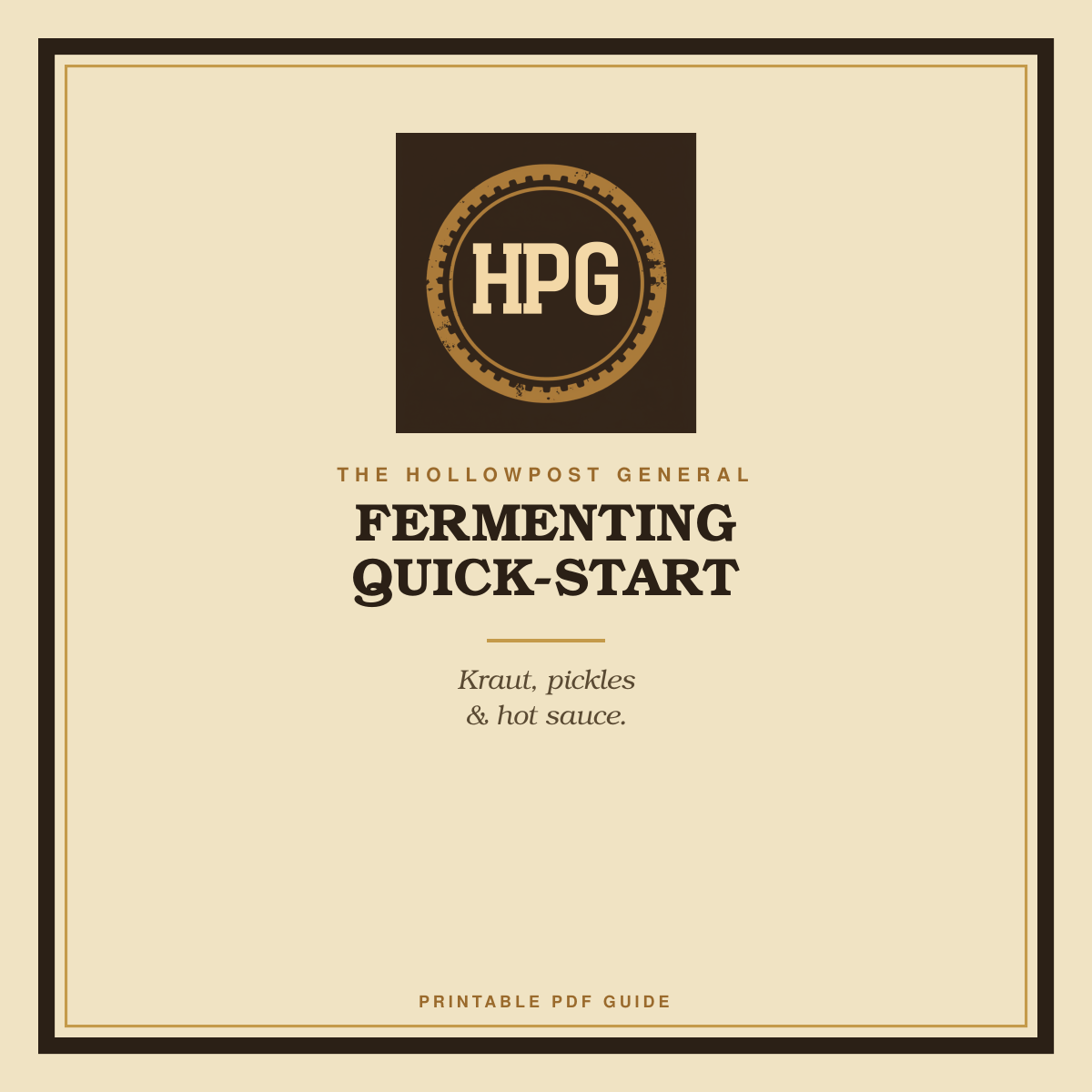 Fermenting Quick-Start cover