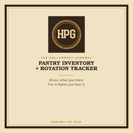 Pantry Inventory + Rotation Tracker cover