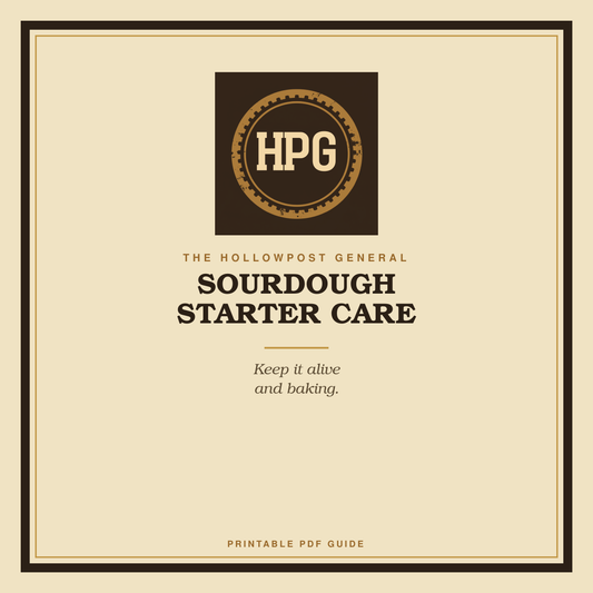 Sourdough Starter Care Card cover