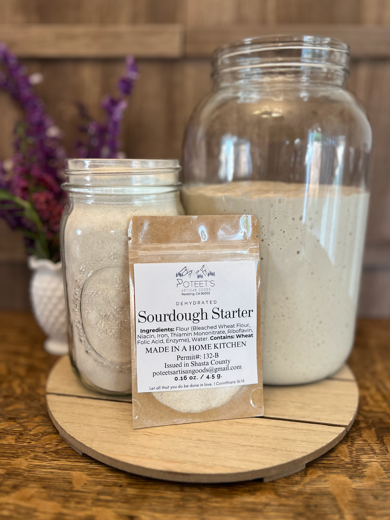 Artisan Dehydrated Sourdough Starter