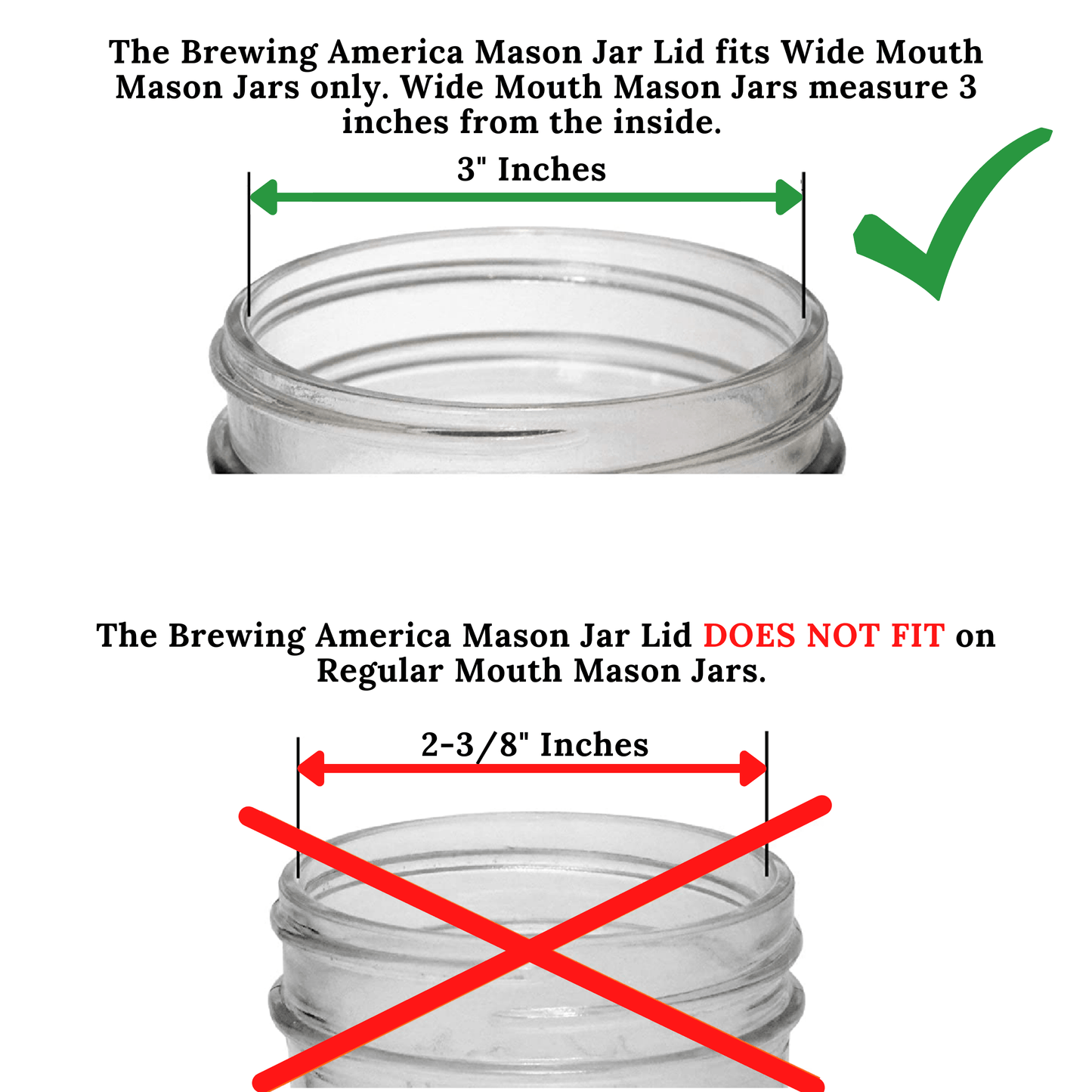 Fermentation Kit Lid for Wide Mouth Mason Jars (Jars Not Included) Blue Fermenting Kit 1 Pack