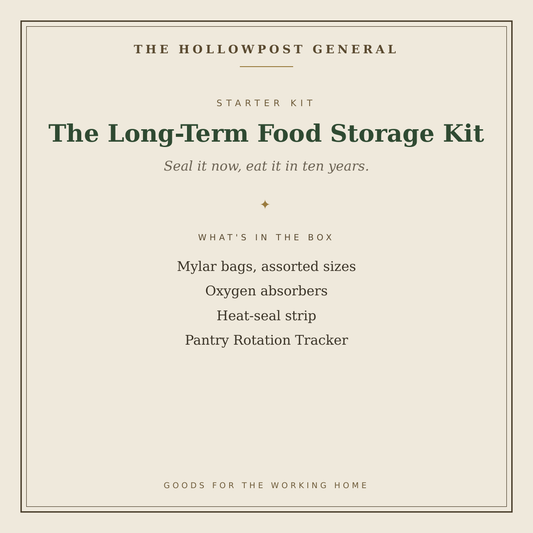 The Long-Term Food Storage Kit